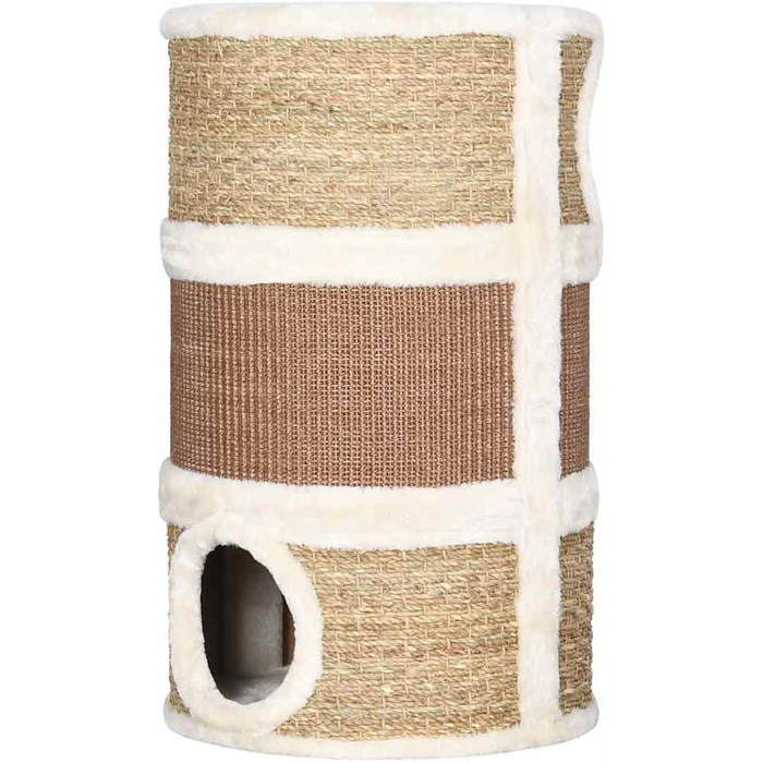 Котячий комплекс Gecheer з морського трави: кігтеточка, будиночки, 36x60 см