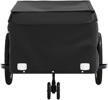 Причіп для велосипеда, 45 кг, з чорного металу, для собак