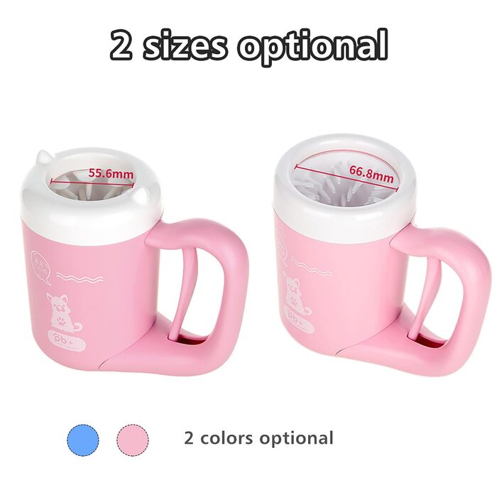 Автоматичний очищувач лап для собак та котів, мийка лап, силіконова щітка, портативний, 360 градусів, ABS-Silikagel