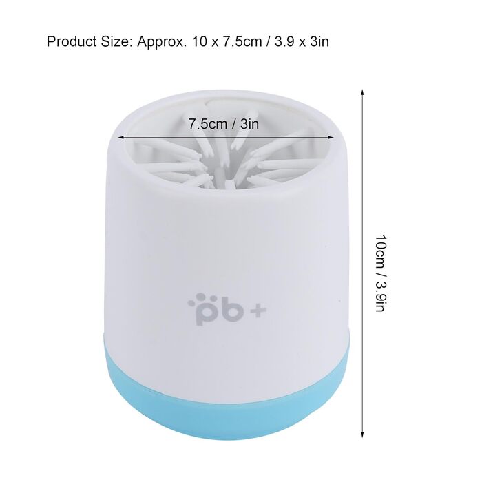 Автоматичний мийник лап для собак та котів, блакитний. Мийка лап для тварин, догляд за шерстю