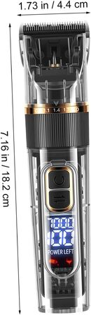 Набір машинок для грумінгу домашніх тварин POPETPOP: акумуляторні, бездротові, тихі з цифровим дисплеєм, для собак та котів