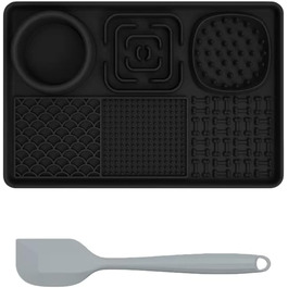 Миска для собак WANGSHUO для повільного годування, інтерактивна миска-головоломка, антиковзаюча, 30х20 см