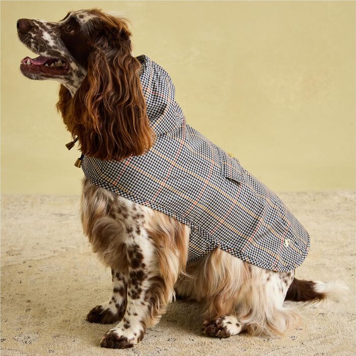 Водонепроникний дощовик для собак Rosewood x Joules Henson Check, маленький, легкий, з можливістю прання