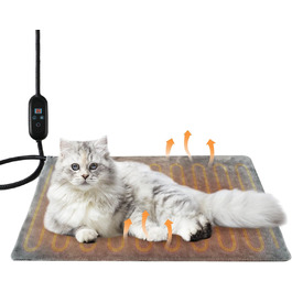 Електричний килимок для собак великих порід, 70х40 см, регульована температура, захист від укусу