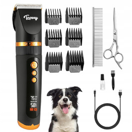 Професійна бездротова машинка для стрижки собак, котів та інших домашніх тварин