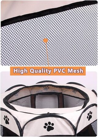 Кішка-бігове колесо Floving для домашніх тварин, складане, для використання в приміщенні та на вулиці, 8 прикрас, водонепроникне (M)