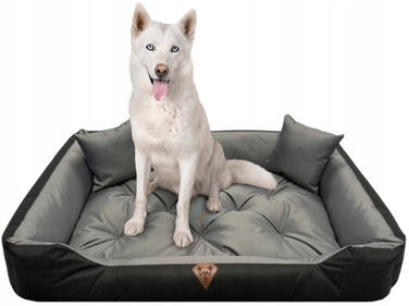 Ліжко-канапа для собак Dogs 4 Life, чорна, 100 см x 75 см