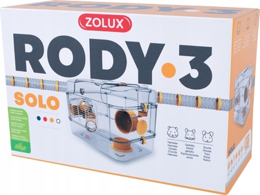 Клітка для хом'яків та мишей Zolux Rody 3 Solo, жовта