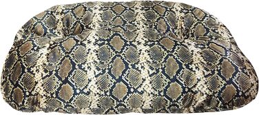 Овальне лежанка для тварин з велюру – М'яке собаче ліжко, не знімається – Пральна тварина в дизайні Animalier – Для собак та котів – Зроблено в Італії (Payton)