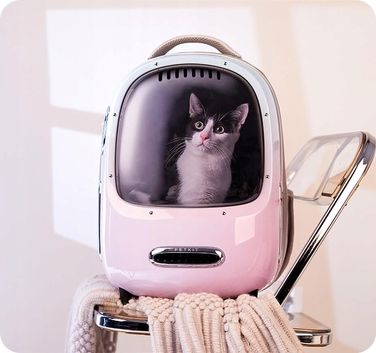 Рюкзак для тварин Petkit, 30 см x 33 см x 45 см, багатоколірний