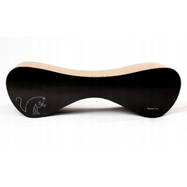 Дряпалка для котів HomeCatty, чорна