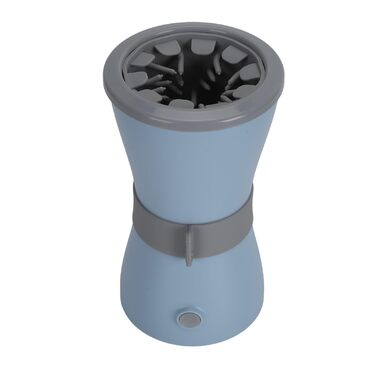 Автоматичний мийник лап для собак, електричний, з м'якими щетинками, 360°, блакитний