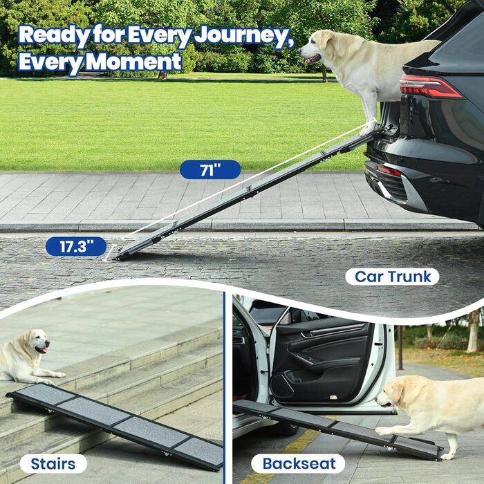 Рампа для автомобіля, 180,3 см, 43,7 см (широка, довга)