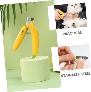 Тримач для стрижки кігтів для собак та котів BESPORTBLE з LED-підсвічуванням (3 шт.)