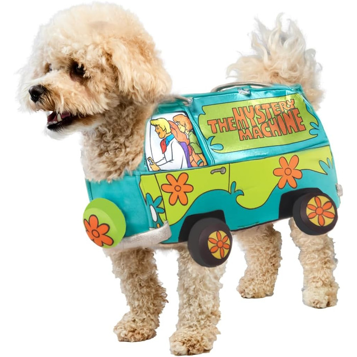 Костюм для собак Scooby Doo Mystery Machine від Rubie's, розмір S (довжина тіла до хвоста 56 см, обхват грудей 51 см)