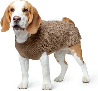 Теплий пуловер для собак HUNTER Malmö, бежевий, в'язаний, розмір 35