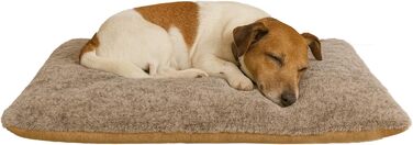 Тепла та м'яка підстилка для собак середніх та маленьких порід - коричнева, антиковзаюча, легко миється, для захисту дивану та авто