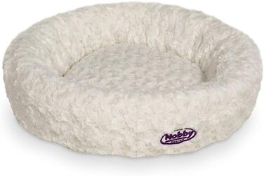 Подушка-пончик для собак та котів Nobby Arusha, Ø 45 см, білий