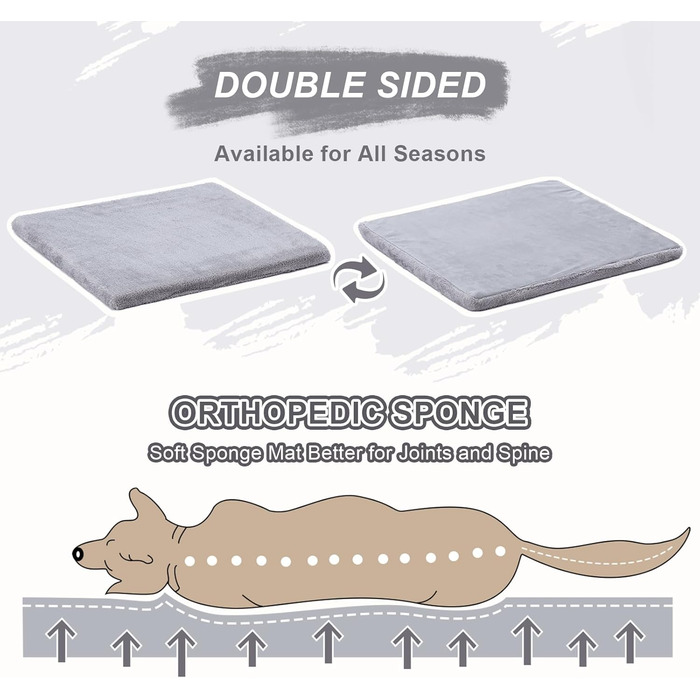 Будинок для собак Jiupety, XL, 51x46x46 см, сірий - затишний лежак для собак вагою 7-14 кг, підходить для дому