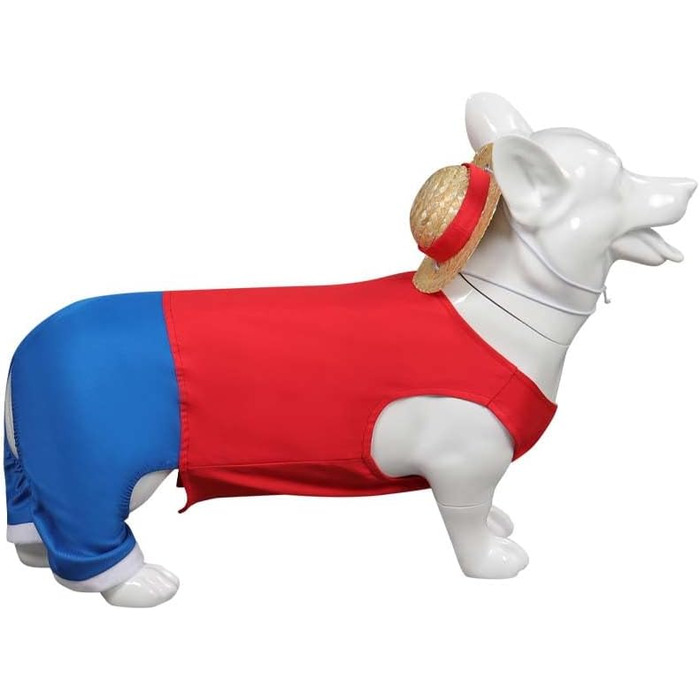 Костюм для собак, кумедний, косплей, костюми на Хелловін, червоний, поліестер, розмір Small