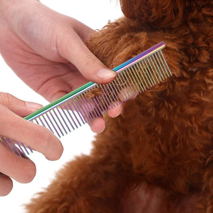 Набір професійних інструментів для грумінгу собак: ножиці, витончувальні ножиці, ножиці для стрижки, гребінець. 7-дюймові ножиці з нержавіючої сталі для собак та котів.