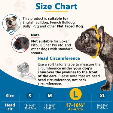 Нашийник-маска для собак Mayerzon: м'який силіконовий нашийник для Французького бульдога, Ши-тцу, Мопса. Захист від кусання, лизання, грумінг. Дозволяє дихати. Розмір L