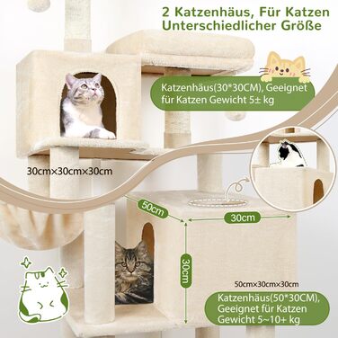 Котячий будиночок Globlazer Kaktus XXL 195 см: будиночок, лежанка, гамак, когтеточка для котів