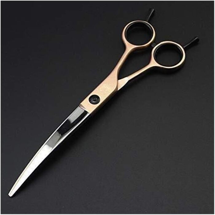 Набір професійних ножиць для собак, набір ножиць для грумінгу собак, вигнуті ножиці, чохол для шкіри, професійний набір ножиць для догляду за шерстю домашніх тварин