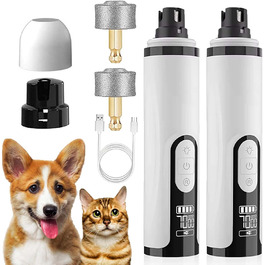 Шліфувальник для нігтів собак та котів Orthopfote Ortho Trimmer Pro (2 комплекти з 2 насадками)