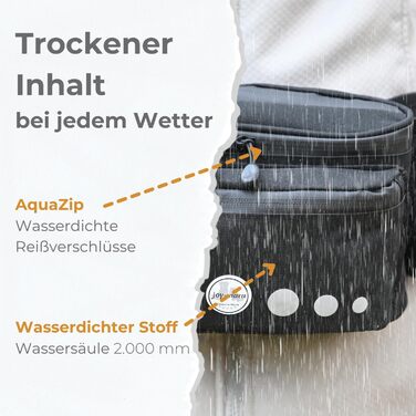 Водонепроникна сумка-лейкос для собак, поясна сумка для дресирування, сумка для прогулянок з тримачем для пляшки, сумка для корму з дозатором для відходів (чорна)