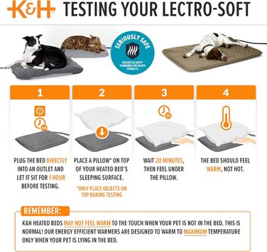 Ківш для домашніх тварин K&H Pet Products, підігрівається, для вулиці, 35.6 x 45.7 см, світло-коричневий