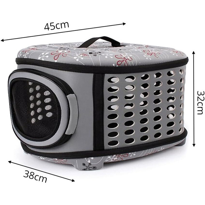 Транспортна сумка для тварин Favourall, складана переноска для собак та котів
