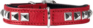 Лідяний нашийник для собак Hunter Rocky Petit, червоно-чорний, 30 см (XS)