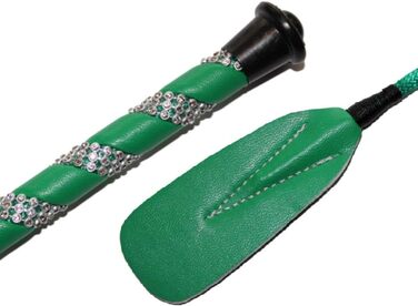 Бич для верхової їзди Jump Bat 18 дюймів з декором зі стразів. Кольори: чорний, синій, зелений, фуксія, рожевий, фіолетовий, червоний, жовтий