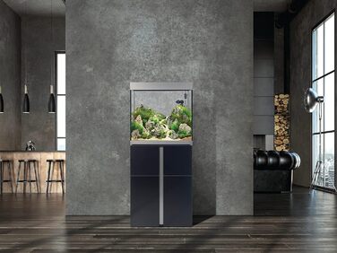Акваріумний комплект Fluval Siena 160, 166 л з тумбою, білий (чорний)