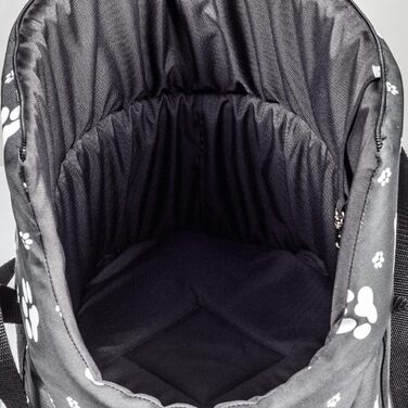 Транспортна сумка для собак та котів Boutique Zoo, чорна, S (до 5 кг)