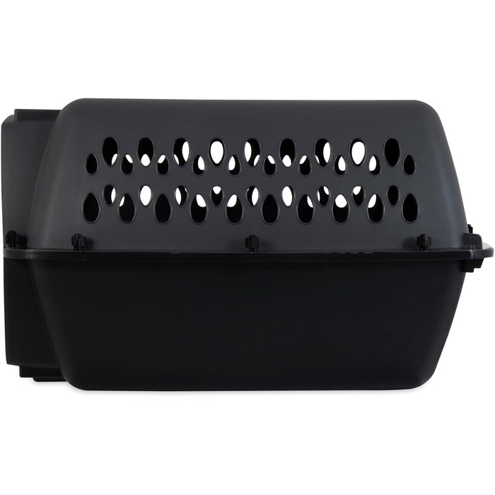 Кінець переноска для тварин Aspenpet Pet Porter 21085, традиційна переноска, для тварин вагою 7-9 кг, сірого кольору, розмір 61 x 42 x 37 см