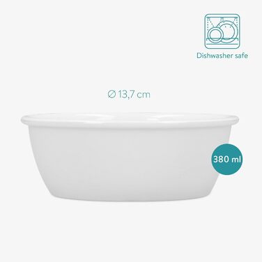 Набір мисок для котів та собак Navaris - миска для котів та собак з кераміки, набір - миска для корму, миска для води, миється в посудомийній машині (Style 2)