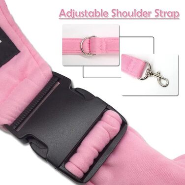 Сумка-переноска для собак та котів NATUYA, чорна (рожева), водонепроникна, для прогулянок та подорожей