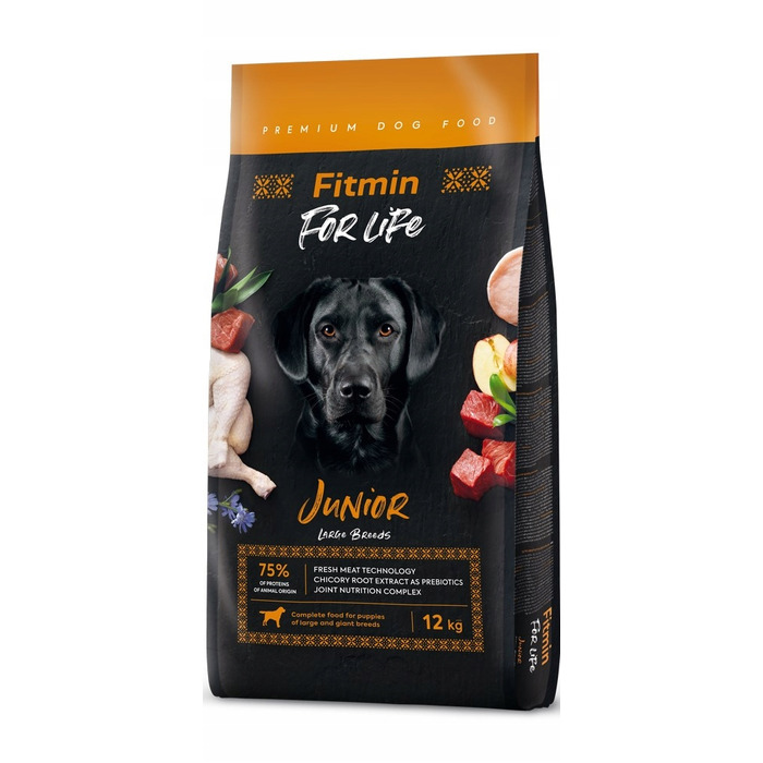 Сухий корм для цуценят Fitmin Dog for Life Junior, 12 кг