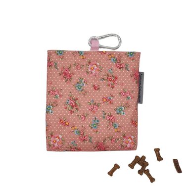 Сумка для собачих ласощів з магнітом та карабіном з ПВХ тканини - ROSEN AUF ROSA