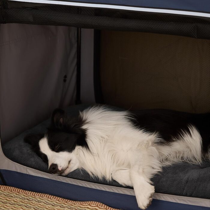 Килимок для собак BEDSURE XL - великий, сірий, 104x69x8 см. З антиковзким дном, для великих собак, з подушкою для заспокоєння.