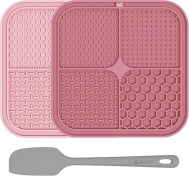 Килимок для собак ChefAide: повільна годівля, проти нудьги та тривоги, 21.6 x 21.6 см