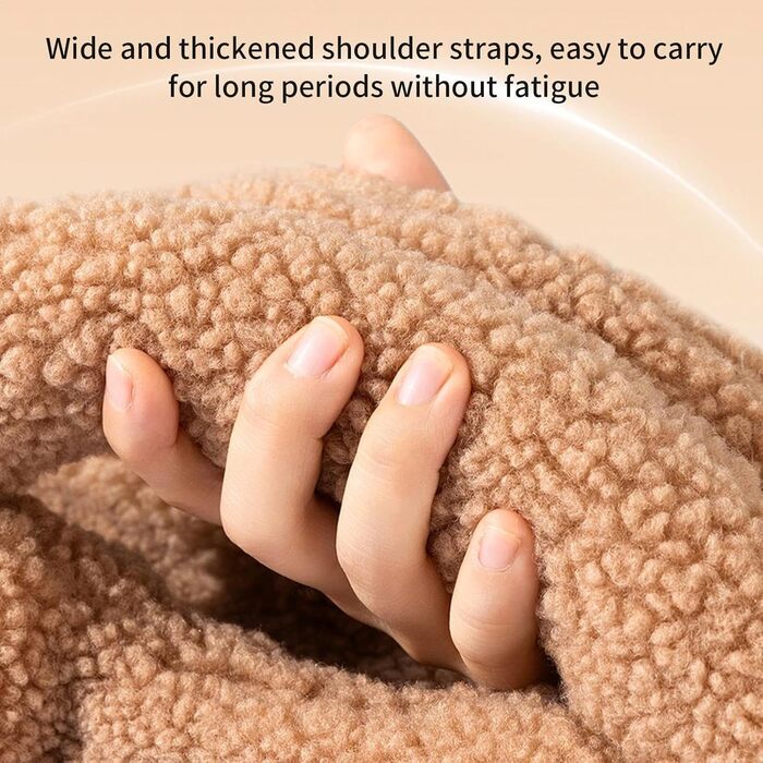 Транспортна сумка для кота та собаки - водонепроникна, з ременем безпеки, для малих та середніх порід, коричнева