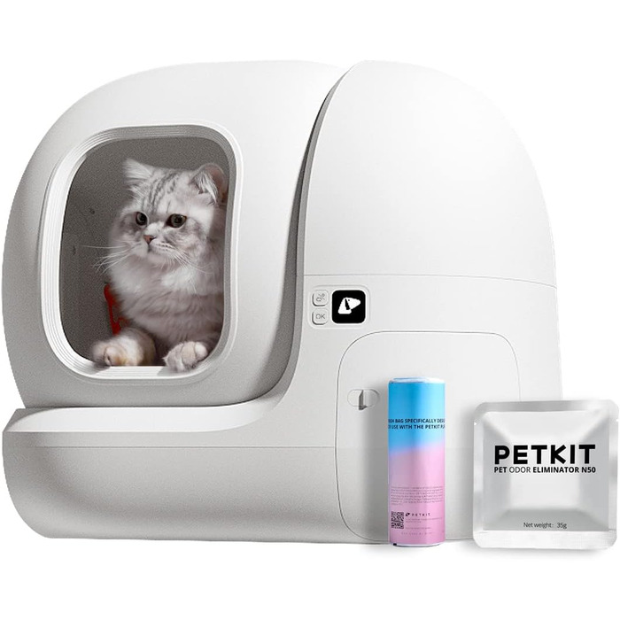 PETKIT Pura Max 2 - самоочисний лоток для котів, 76л, з App-керуванням, для кількох котів