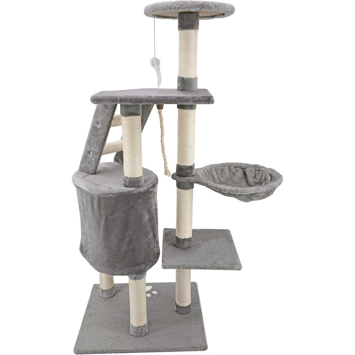 Дряпка для котів Beltom® Kratzbaum - ігровий комплекс, 120 см, сірий