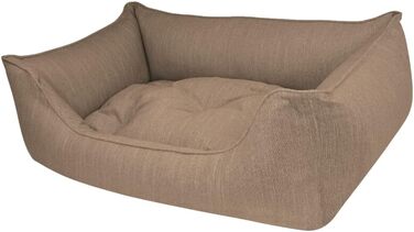 Ляжка для собак Eco Dog Erde: знімний чохол та наповнення, що стирається, для суглобів, м'яка, міцна, преміум-якість, Made in Germany, розмір XL (Taupe)