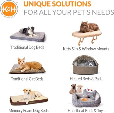 K&H велосипедний кошик для собак і котів, універсальний, з передньою кріпленням, металевий, знімна підкладка, для домашніх тварин