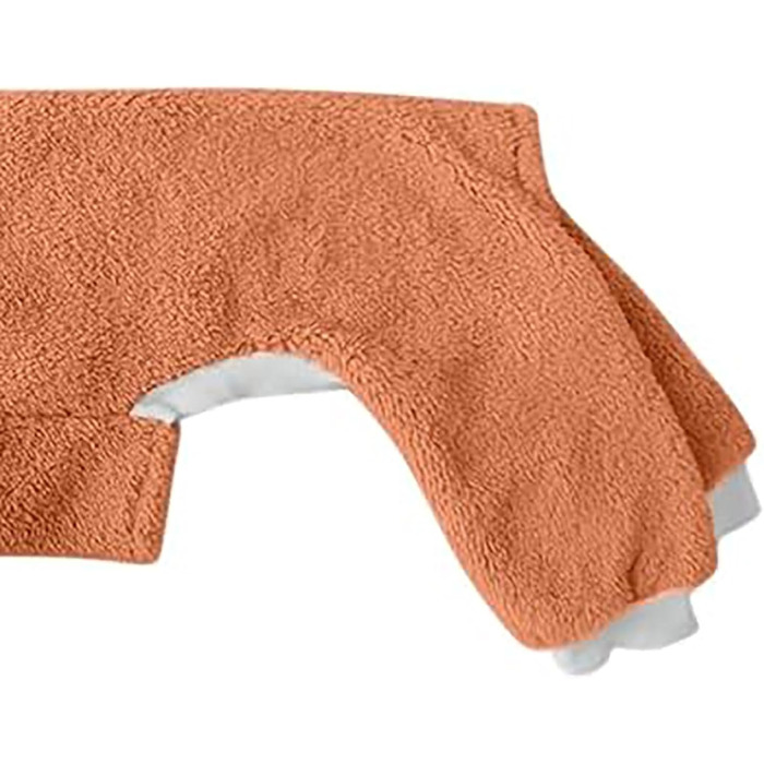 Зимовий комбінезон для собак – теплий флісовий костюм з принтом грейхаунд, високий комір, одяг для чотирилапих афганців (B, XXL)