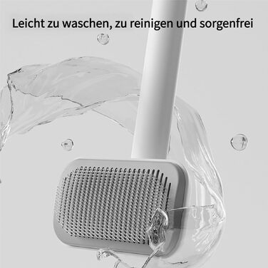 Щітка для вичісування тварин Piddy Ion Pet Brush: видаляє ковтуни, делікатно розплутує шерсть (чорна)